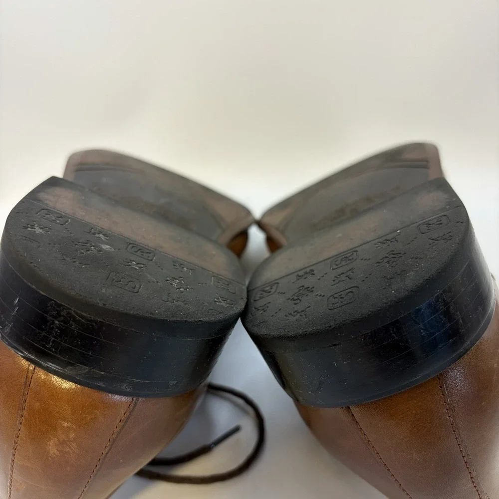Mens Sz 11M Brown Leather Dress Shoes/Stacy Adams/oxford/Prom/wedding